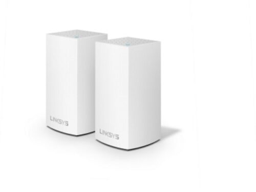 Linksys VELOP Whole Home Mesh Wi-Fi System WHW0102 - Sistema Wi-Fi (2 enrutadores) - malla - GigE - 802.11a/b/g/n/ac, Bluetooth 4.1 - Doble banda