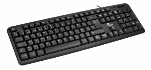 Teclado XTech XTK-092S Standard (Español, Negro)
