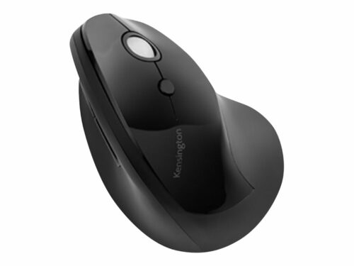 Kensington Pro Fit Ergo Vertical Wireless Mouse - Vertical mouse - ergonómico - diestro - 6 botones - inalámbrico - receptor inalámbrico USB - negro