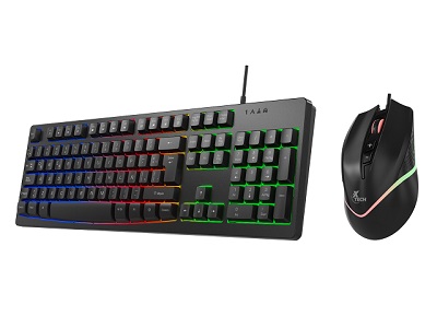 Xtech Hasha Combo teclado, mouse y mouse pad USB XTK-535S - Imagen 2
